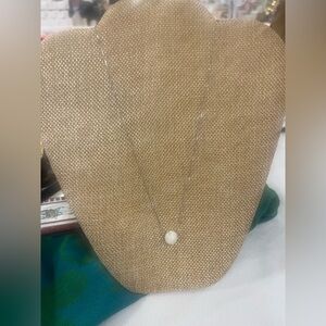 Elegant Silver Pearl Necklace